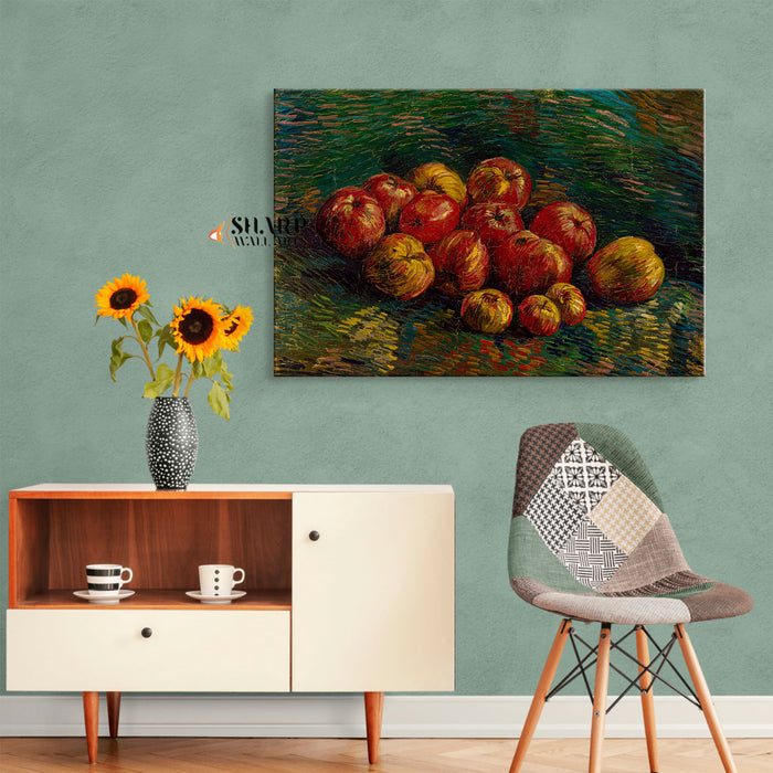 Vincent van Gogh Still Life With Apples Canvas Wall Art