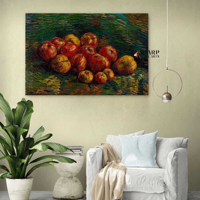 Vincent van Gogh Still Life With Apples Canvas Wall Art