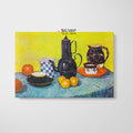 Vincent van Gogh Still Life With Blue Enamel Coffeepot Canvas Wall Art
