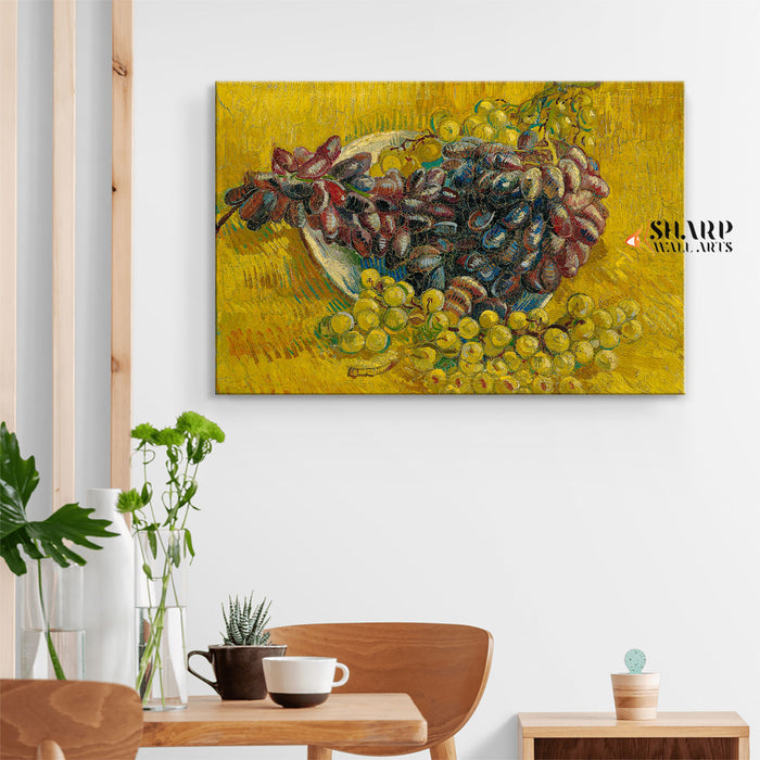 Vincent van Gogh Still Life With Grapes Canvas Wall Art