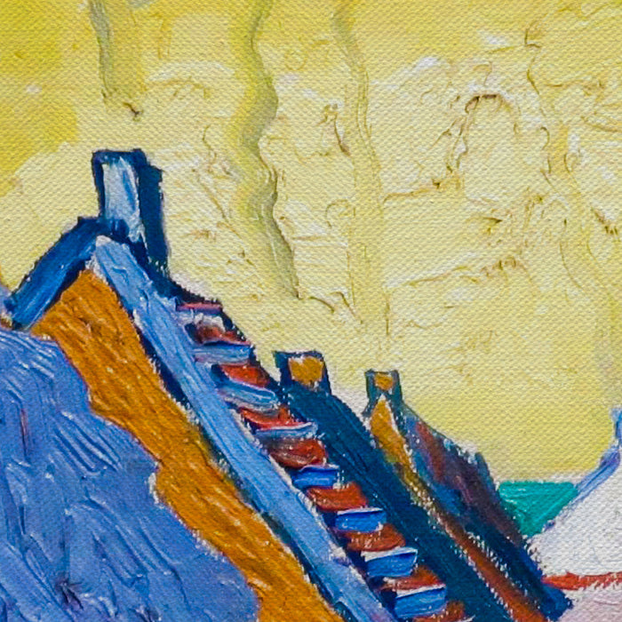 Vincent Van Gogh Street In Saintes Maries Canvas Wall Art