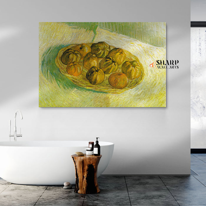 Vincent van Gogh The Basket Of Apples Canvas Wall Art