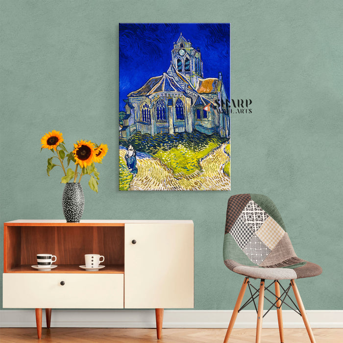 Vincent van Gogh The Church At Auvers Canvas Wall Art