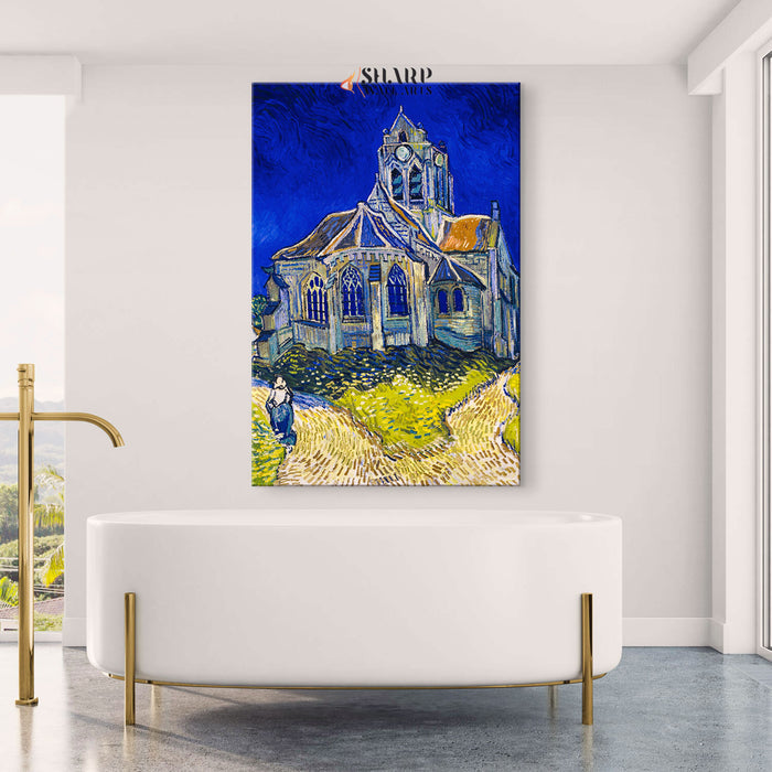 Vincent van Gogh The Church At Auvers Canvas Wall Art