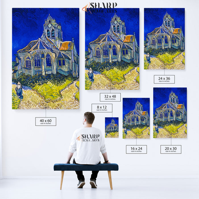 Vincent van Gogh The Church At Auvers Canvas Wall Art
