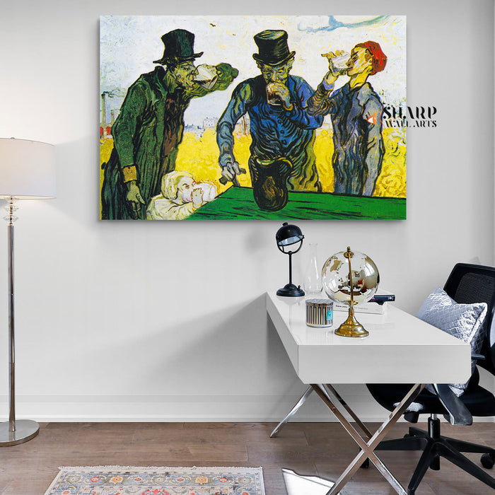 Vincent van Gogh The Drinkers Canvas Wall Art