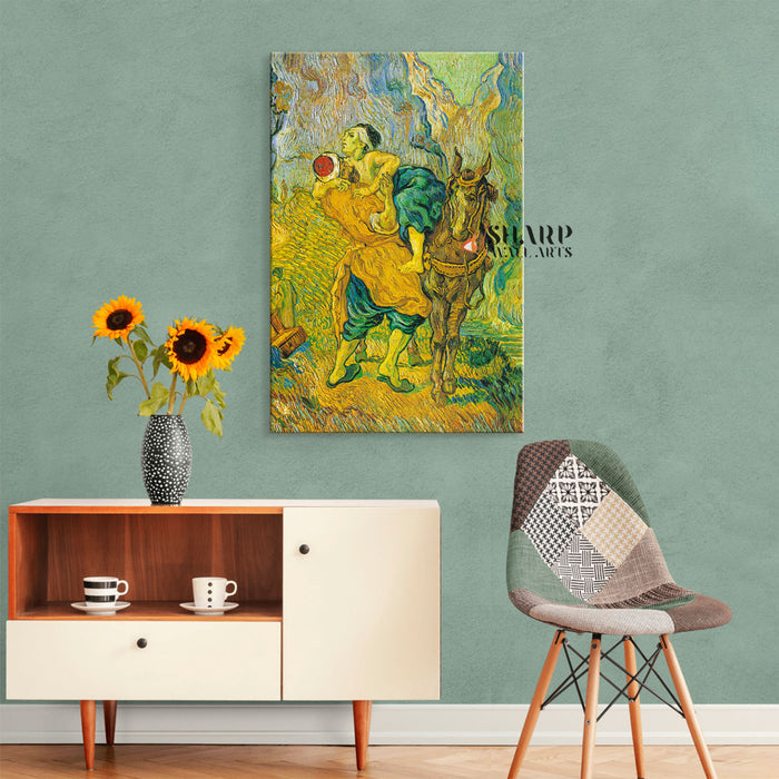 Vincent van Gogh The Good Samaritan Canvas Wall Art