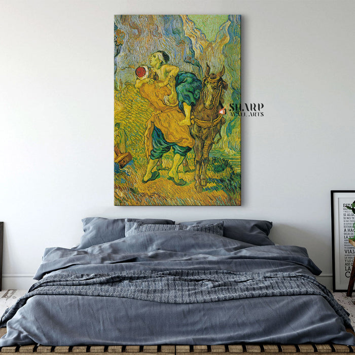 Vincent van Gogh The Good Samaritan Canvas Wall Art