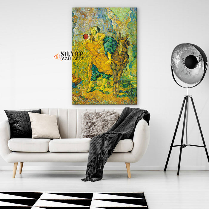Vincent van Gogh The Good Samaritan Canvas Wall Art