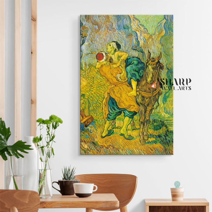 Vincent van Gogh The Good Samaritan Canvas Wall Art
