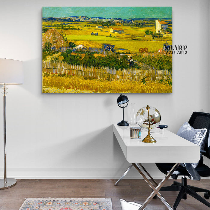 Vincent van Gogh The Harvest Canvas Wall Art