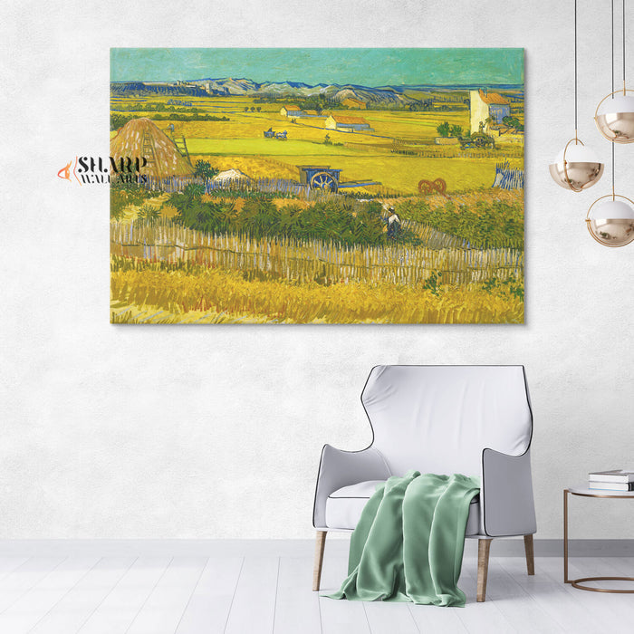 Vincent van Gogh The Harvest Canvas Wall Art
