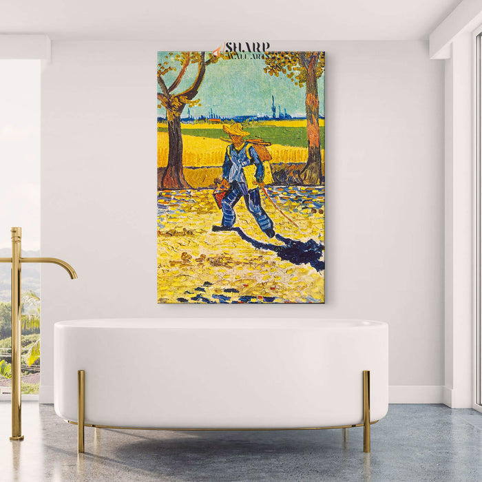 Vincent van Gogh The Painter On His Way To Work Canvas Wall Art