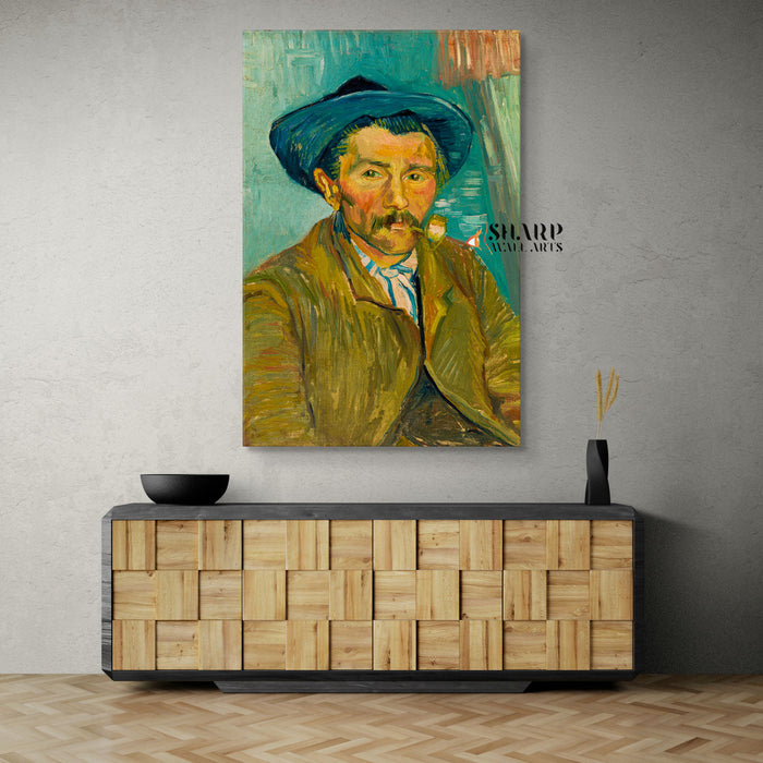 Vincent van Gogh The Smoker Canvas Wall Art