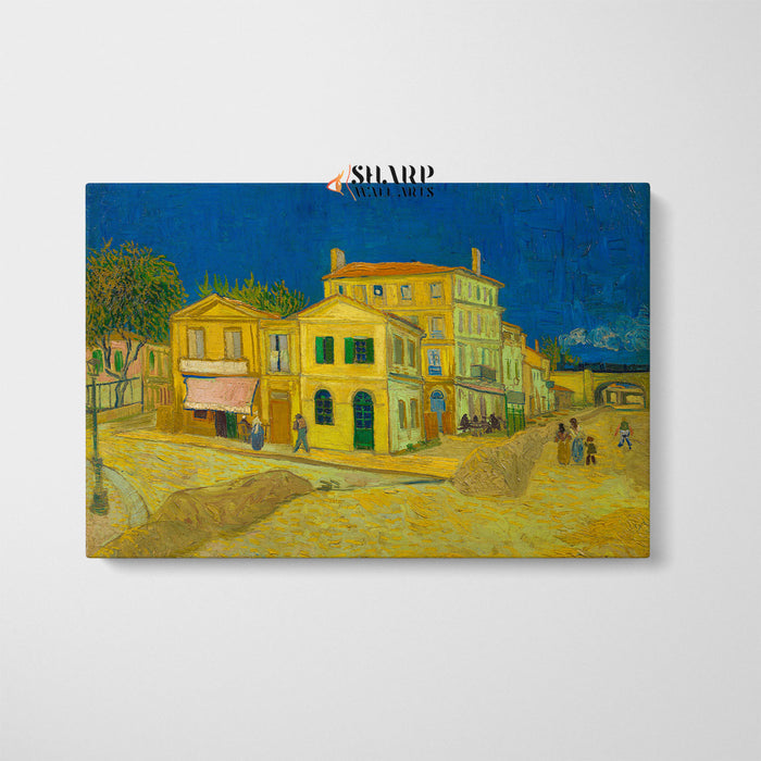 Vincent van Gogh The Yellow House Canvas Wall Art
