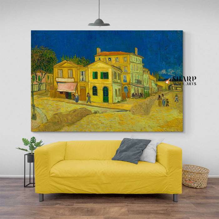 Vincent van Gogh The Yellow House Canvas Wall Art