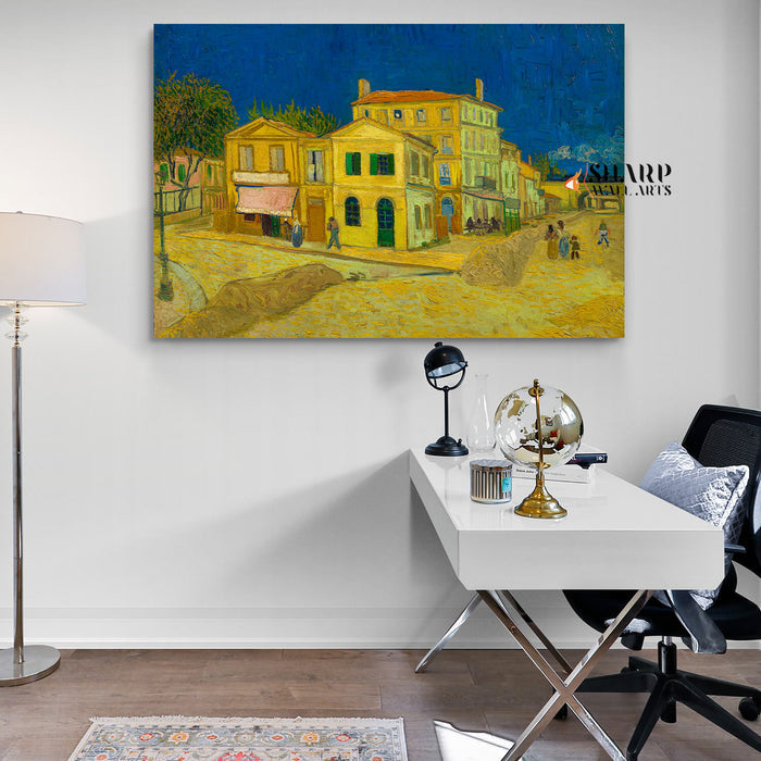 Vincent van Gogh The Yellow House Canvas Wall Art