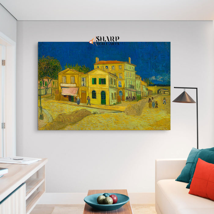 Vincent van Gogh The Yellow House Canvas Wall Art