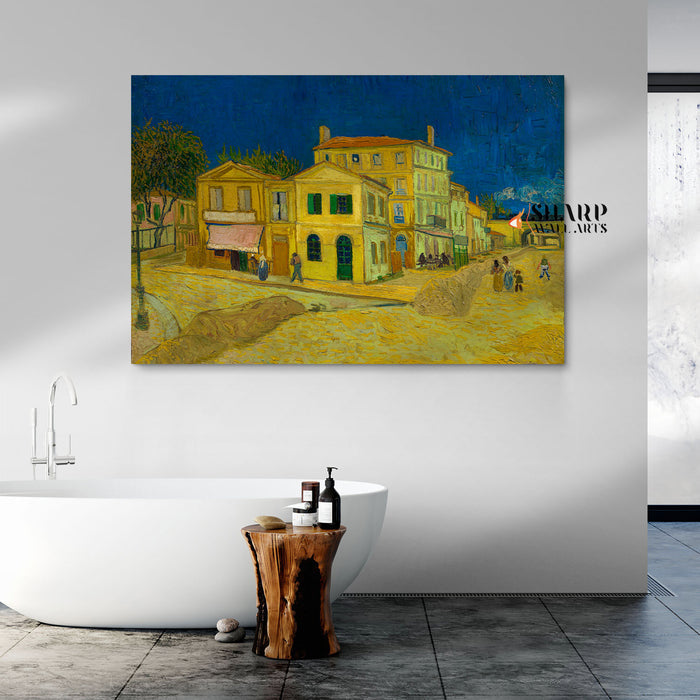 Vincent van Gogh The Yellow House Canvas Wall Art