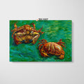 Vincent van Gogh Two Crabs Canvas Wall Art