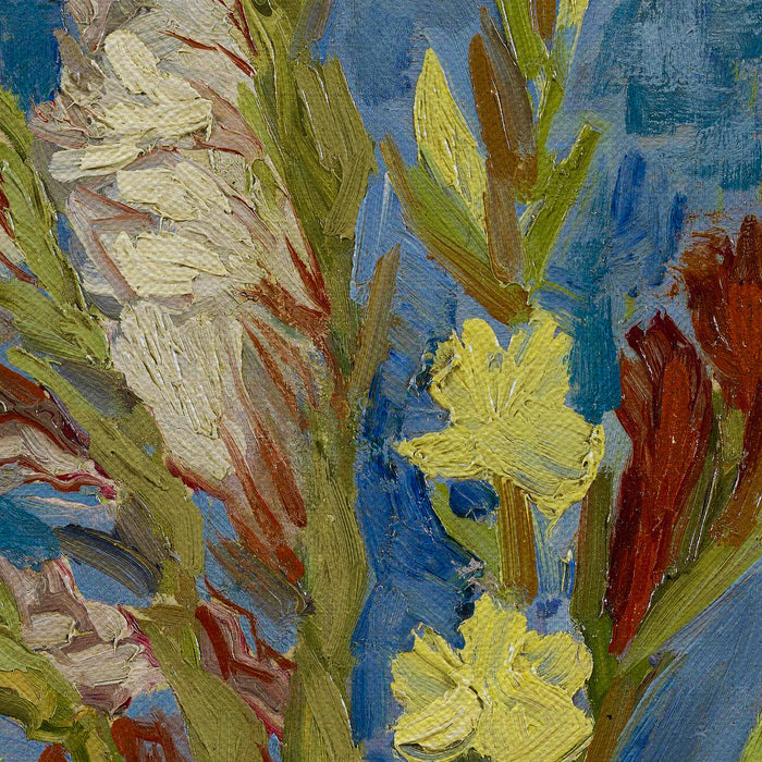 Vincent Van Gogh Vase With Gladioli And Chinese Asters Canvas Wall Art