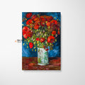 Vincent Van Gogh Vase With Poppies Canvas Wall Art