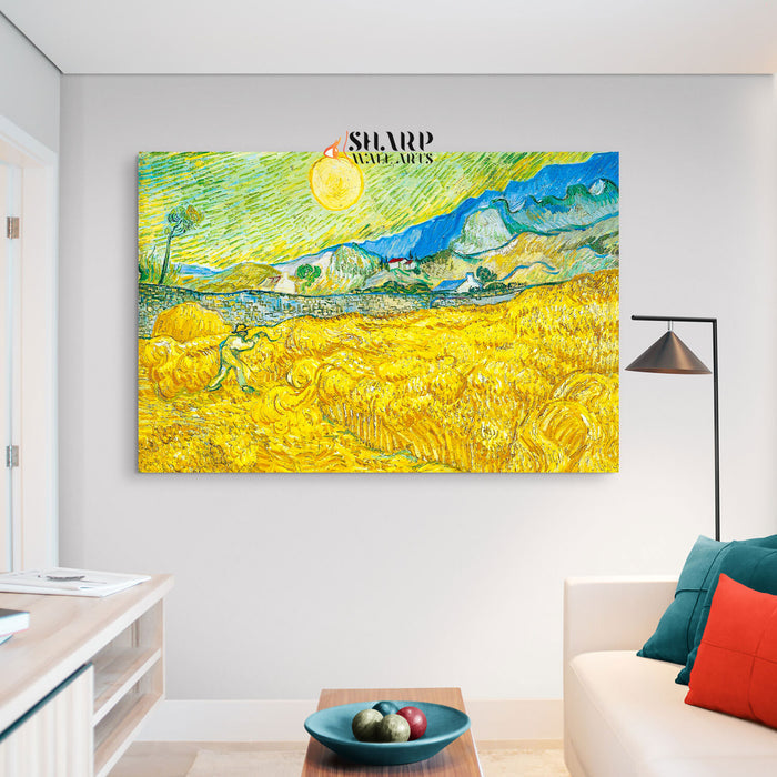 Vincent van Gogh Wheatfield Canvas Wall Art