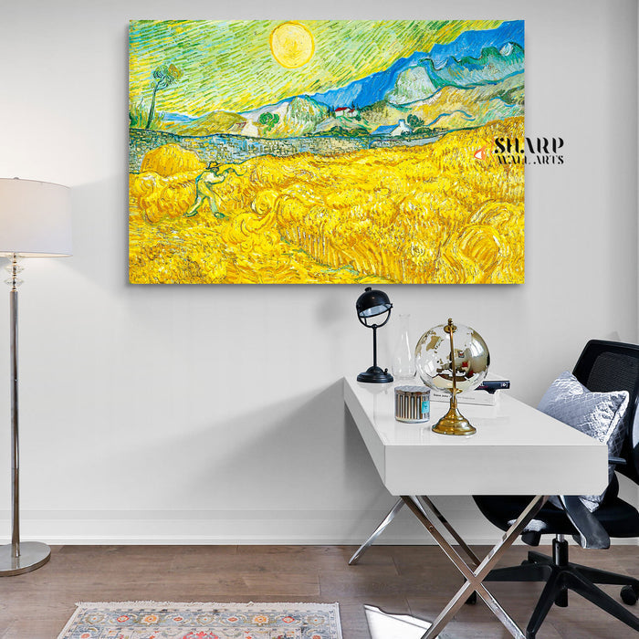 Vincent van Gogh Wheatfield Canvas Wall Art