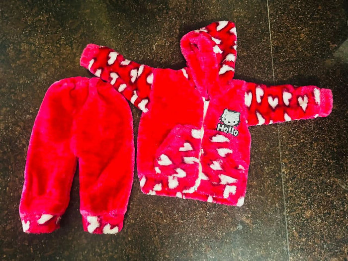 Keep your baby warm and cozy with this winter wear woollen set, designed for ultimate comfort and style during the chilly season.