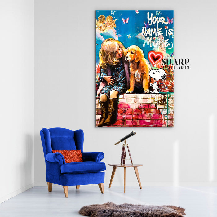 Your Name Is Minie Canvas Wall Art
